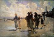 John Singer Sargent THe Oyster Gatherers of Cancale oil on canvas